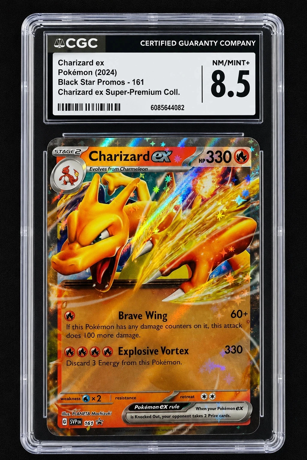 Carte Charizard ex SVP 161 Graduée CGC 8.5 Nm/Mint+ | Black Star Promo – photo 4